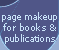 page makeup for books & publications
