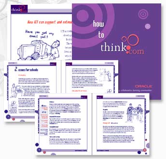 'How to think .com' – a publication for Oracle to encourage usage of their educational environment for schools.